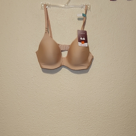Hanes Other - Hanes Tan Full-Coverage Bra with Molded Cups